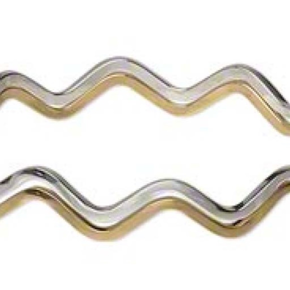 3 BRACELETS, SHINY STEEL LATTICE PATTERN 2 ½ INCHES WIDE, WOVEN SEED BEADS, SHIN - Picture 3 of 4